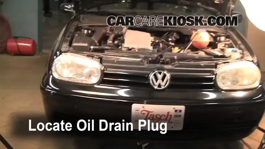 2002 Volkswagen Cabrio GLX 2.0L 4 Cyl. Huile Changer l'huile et le filtre à huile